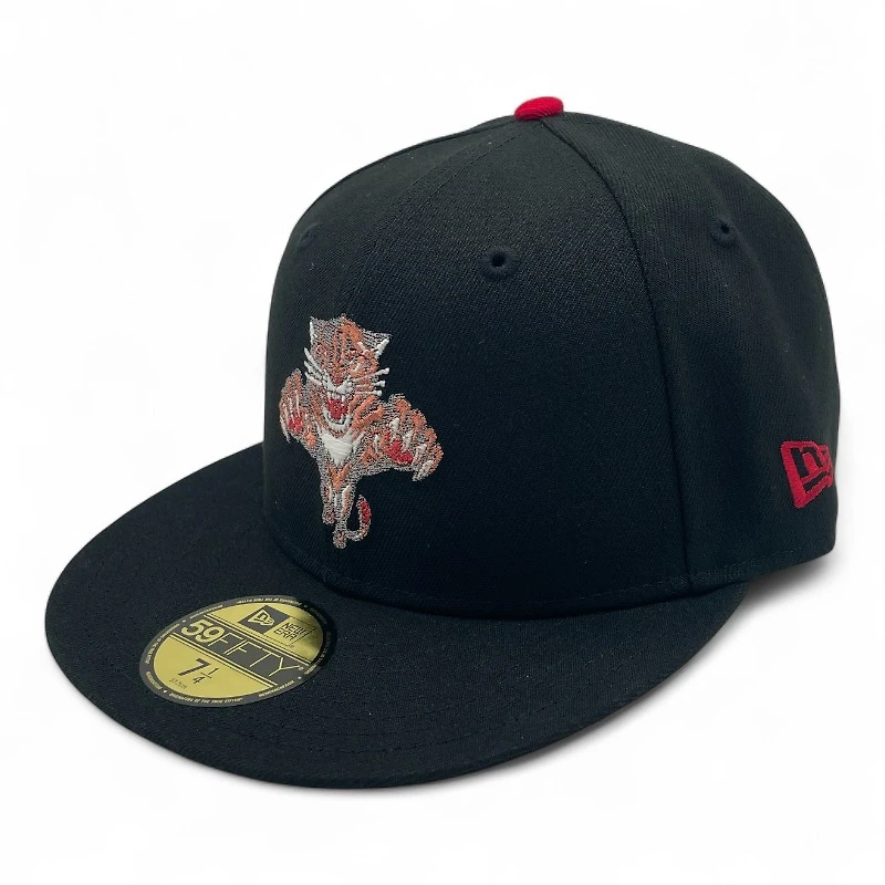 Florida Panthers Black 20th Anniversary Patch Pink UV New Era 59FIFTY Fitted Hat