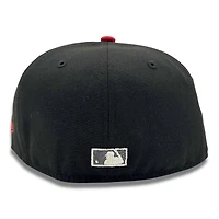 Arizona Diamondbacks Black and 1998 Inaugural Patch Red UV New Era 59FIFTY Fitted Hat