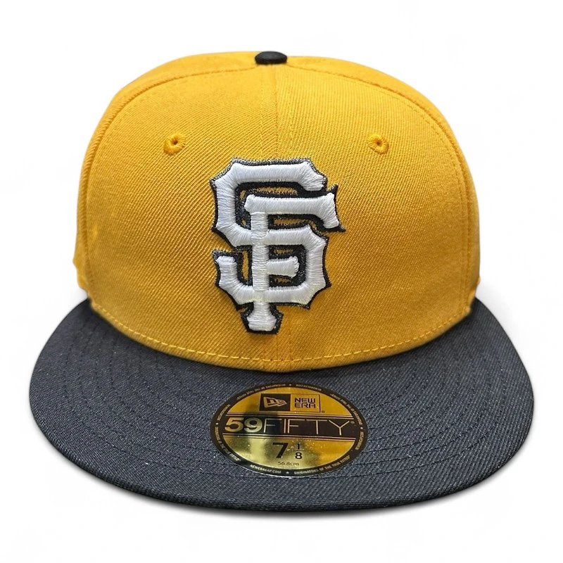 San Francisco Giants Yellow and Black 2006 ASG Patch Glow the Dark Green UV New Era 59FIFTY Fitted Hat