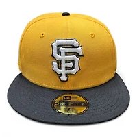 San Francisco Giants Yellow and Black 2006 ASG Patch Glow the Dark Green UV New Era 59FIFTY Fitted Hat