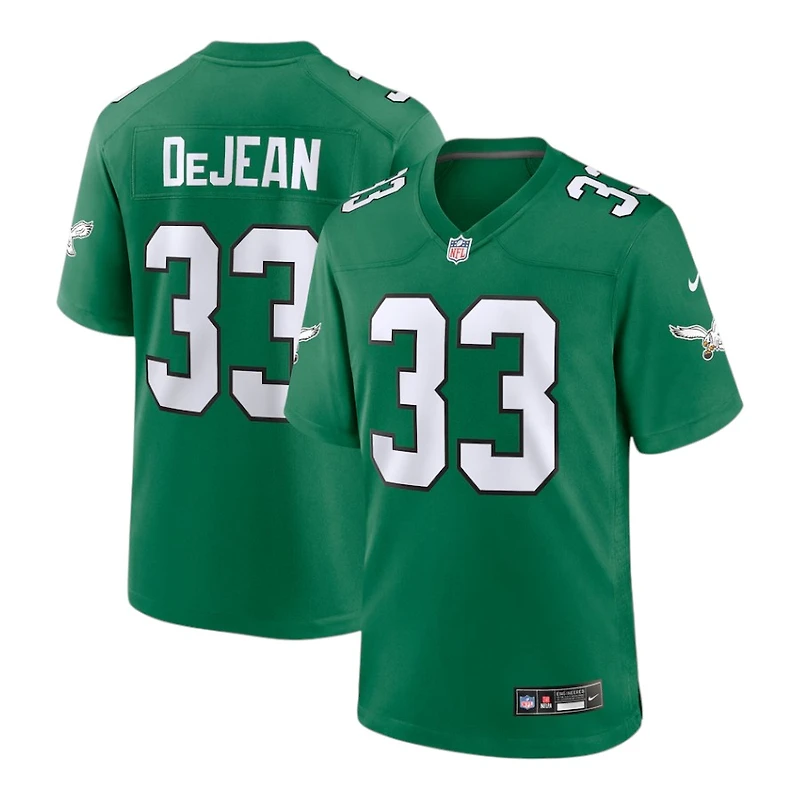 Philadelphia Eagles Cooper DeJean Kelly Green Alternate Throwback Nike Game Jersey
