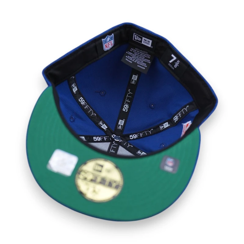 Denver Broncos Retro Royal Corduroy Leon the Lab Green UV New Era 59FIFTY Fitted Hat