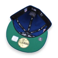 Denver Broncos Retro Royal Corduroy Leon the Lab Green UV New Era 59FIFTY Fitted Hat