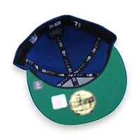 Denver Broncos Retro Script Royal Corduroy Leon the Lab Green UV New Era 59FIFTY Fitted Hat