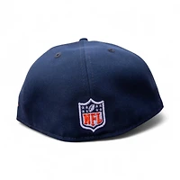 Denver Broncos Script Oceanside Blue Leon the Lab Green UV New Era 59FIFTY Fitted Hat