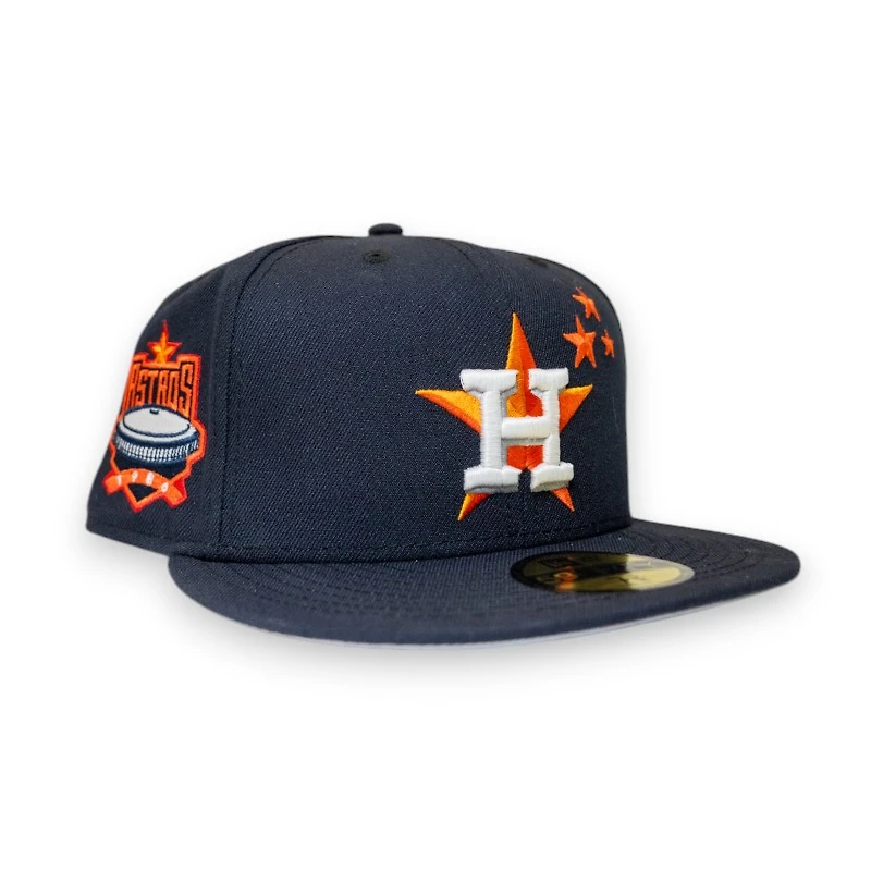 Houston Astros Navy Leon the Lab City 1986 Patch Grey UV New Era 59FIFTY Fitted Hat