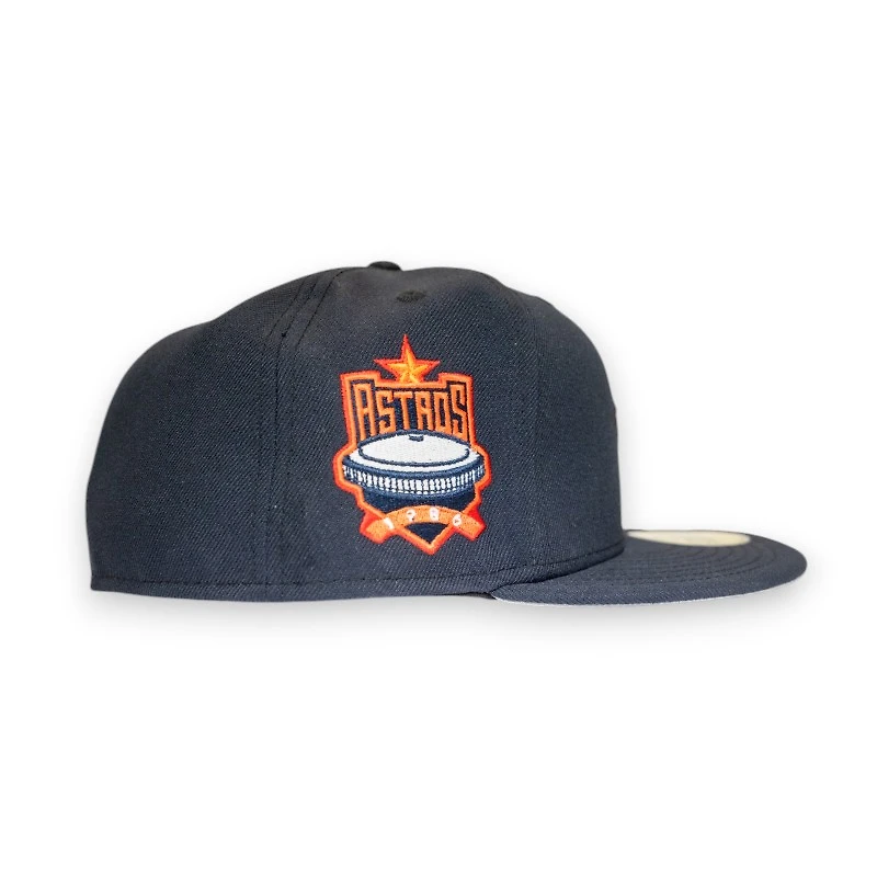 Houston Astros Navy Leon the Lab City 1986 Patch Grey UV New Era 59FIFTY Fitted Hat