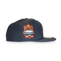 Houston Astros Navy Leon the Lab City 1986 Patch Grey UV New Era 59FIFTY Fitted Hat