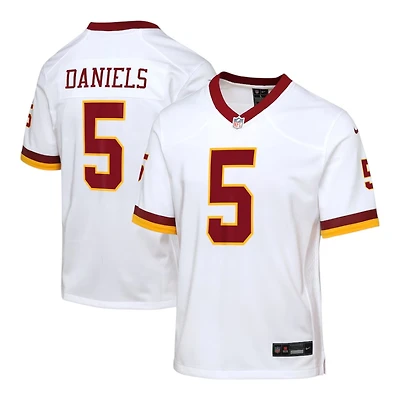 Youth Washington Commanders Jayden Daniels Nike White Super Bowl Era Game Jersey