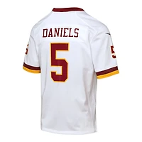 Youth Washington Commanders Jayden Daniels Nike White Super Bowl Era Game Jersey