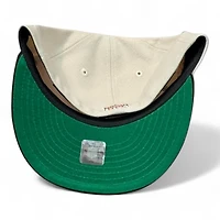 Cincinnati Bengals Stone and Black 75 Years Patch Green UV NFL New Era 59FIFTY Fitted Hat