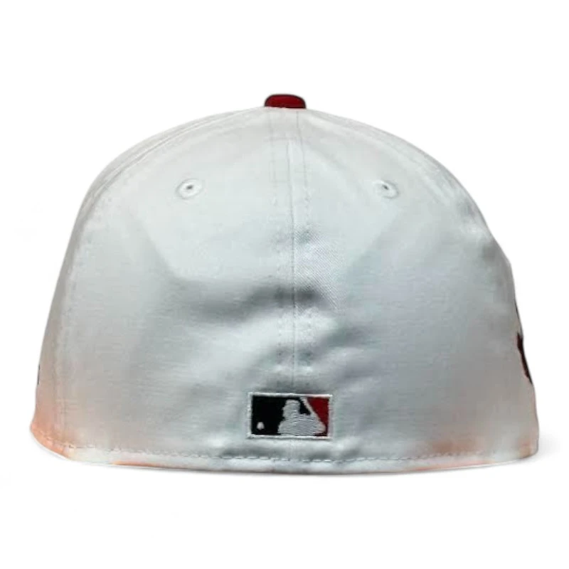 Atlanta Braves White and Red 1995 WS Patch Black UV New Era 59FIFTY Fitted Hat