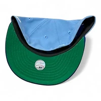 Atlanta Braves Sky Blue and Royal Script 40th Anniversary Patch Green UV New Era 59FIFTY Fitted Hat