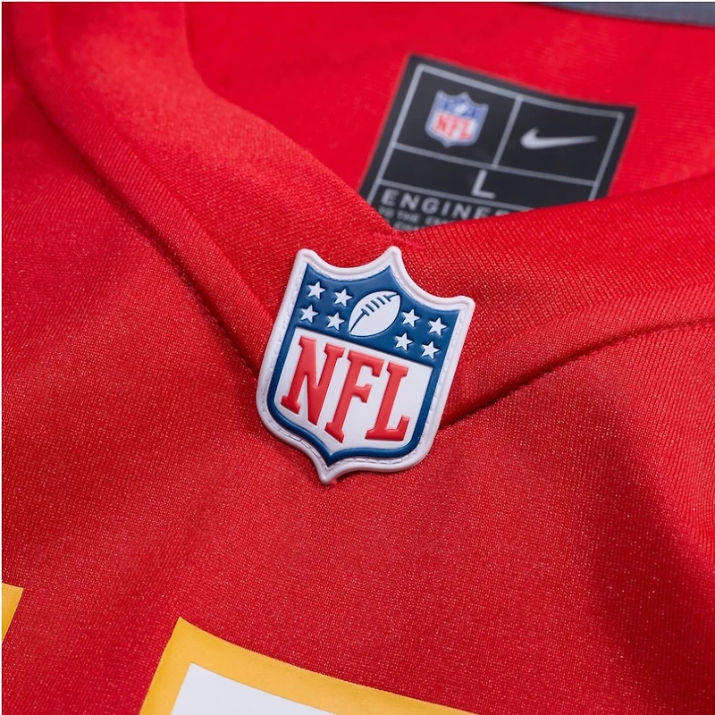 Kansas City Chiefs Xavier Worthy Nike Red Game Player Jersey