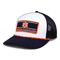 Auburn Tigers Navy and White Rope Trucker Game Headwear Snapback Hat
