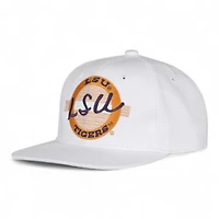 LSU Tigers White Throwback Game Headwear Snapback Hat