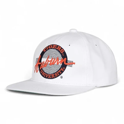 Auburn Tigers White Throwback Game Headwear Snapback Hat
