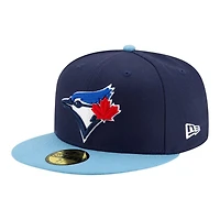 Toronto Blue Jays Navy and Light Alternate 4 Authentic Collection On-Field New Era 59FIFTY Fitted Hat