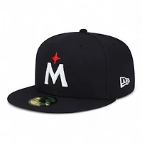 Minnesota Twins Navy Road Authentic Collection On-Field New Era 59FIFTY Fitted Hat