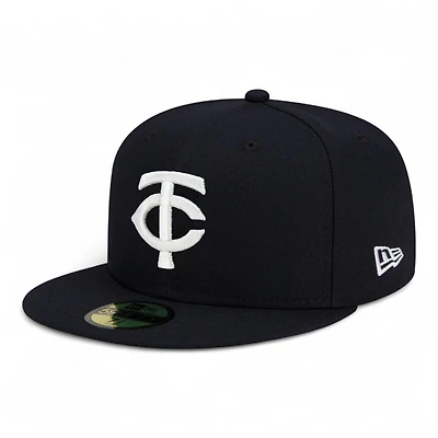 Minnesota Twins Navy Alternate Authentic Collection On-Field New Era 59FIFTY Fitted Hat