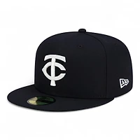 Minnesota Twins Navy Alternate Authentic Collection On-Field New Era 59FIFTY Fitted Hat