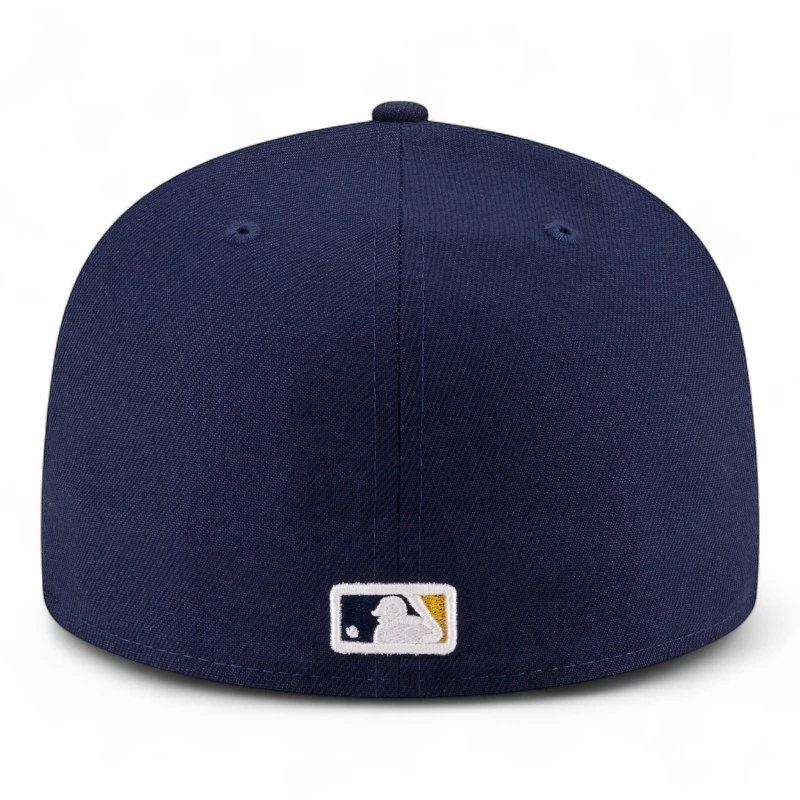 Milwaukee Brewers Navy Alternate Authentic Collection On-Field New Era 59FIFTY Fitted Hat
