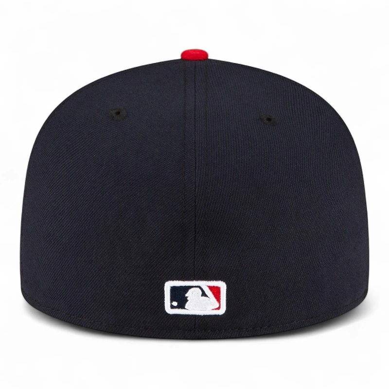 Anaheim Angels Navy and Red Alternate Authentic Collection On-Field New Era 59FIFTY Fitted Hat