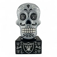 Las Vegas Raiders Black and Silver Sugar Skull Bank