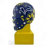 Los Angeles Rams Royal Blue and Yellow Sugar Skull Bank
