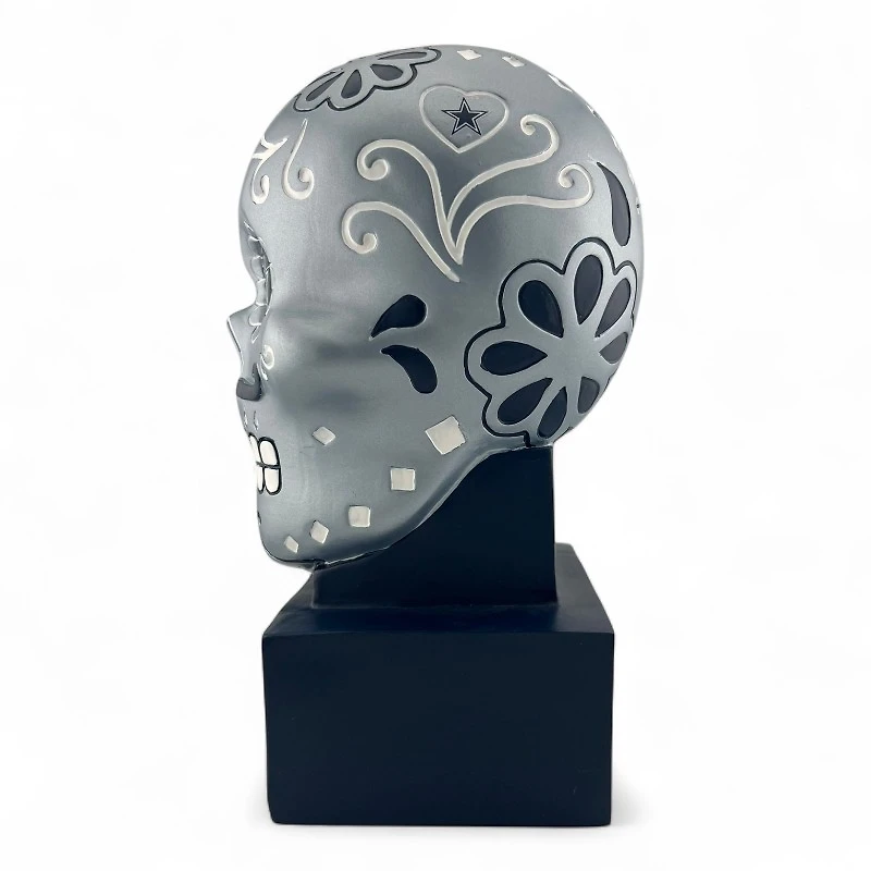 Dallas Cowboys Navy and Silver Sugar Skull Bank