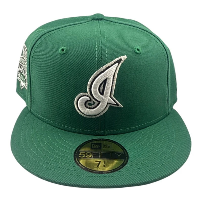 Cleveland Indians Green Jacobs Field Patch Grey UV New Era 59FIFTY Fitted Hat