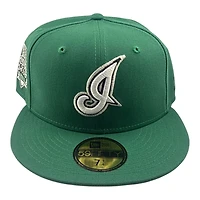 Cleveland Indians Green Jacobs Field Patch Grey UV New Era 59FIFTY Fitted Hat