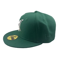 Cleveland Indians Green Jacobs Field Patch Grey UV New Era 59FIFTY Fitted Hat