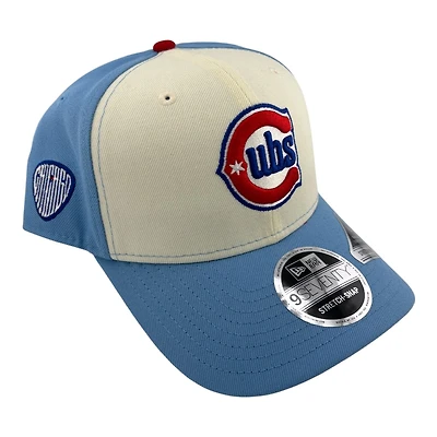 Chicago Cubs Light Blue Alternate Logo New Era 9SEVENTY Stretch Snap hat