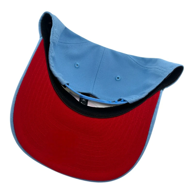 Chicago Cubs Light Blue Alternate Logo New Era 9SEVENTY Stretch Snap hat