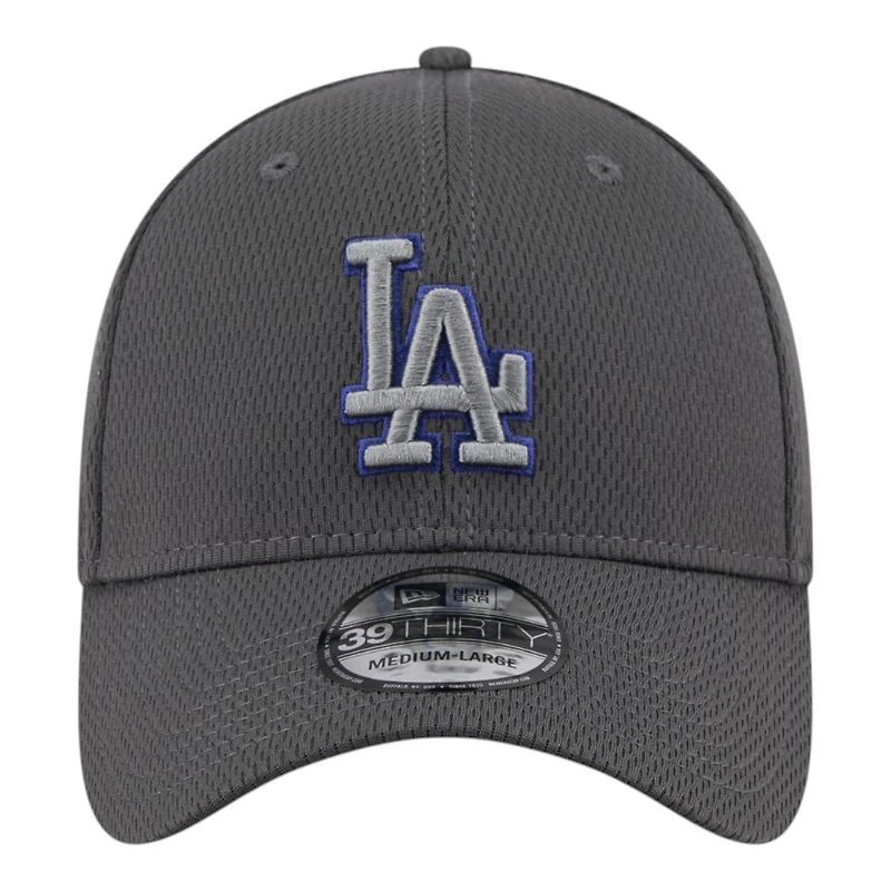 Los Angeles Dodgers Graphite New Era 39THIRTY Flex Hat
