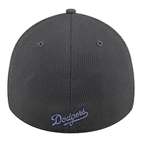 Los Angeles Dodgers Graphite New Era 39THIRTY Flex Hat