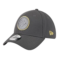 Pittsburgh Steelers Graphite New Era 39THIRTY Flex Hat