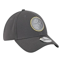 Pittsburgh Steelers Graphite New Era 39THIRTY Flex Hat