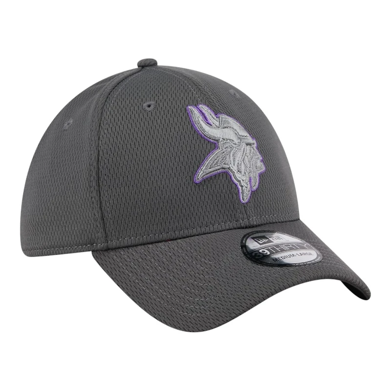 Minnesota Vikings Graphite New Era 39THIRTY Flex Hat