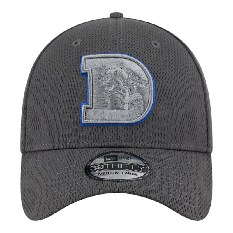 Denver Broncos Graphite New Era 39THIRTY Flex Hat
