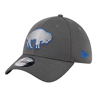 Buffalo Bills Graphite New Era 39THIRTY Flex Hat