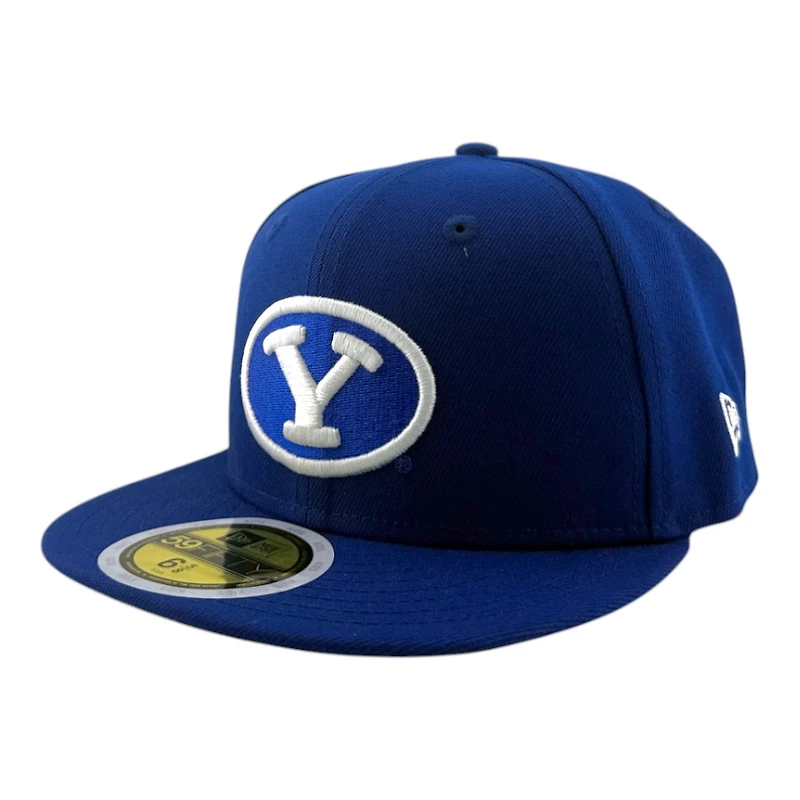 Youth BYU Cougars Royal Blue Gray UV New Era 59FIFTY Fitted Hat