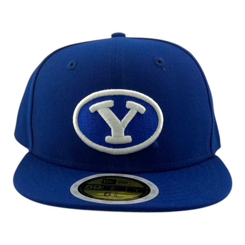 Youth BYU Cougars Royal Blue Gray UV New Era 59FIFTY Fitted Hat