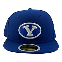 Youth BYU Cougars Royal Blue Gray UV New Era 59FIFTY Fitted Hat