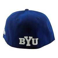 Youth BYU Cougars Royal Blue Gray UV New Era 59FIFTY Fitted Hat