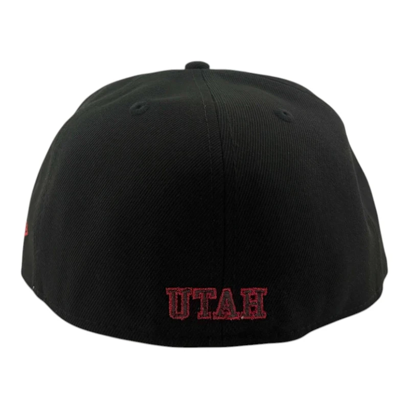 Utah Utes Black with Metallic Threading UV NCAA New Era 59FIFTY Fitted Hat