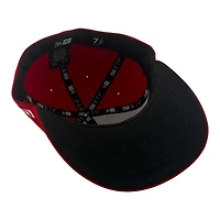 Utah Utes Red Historic Black UV NCAA New Era 59FIFTY Fitted Hat
