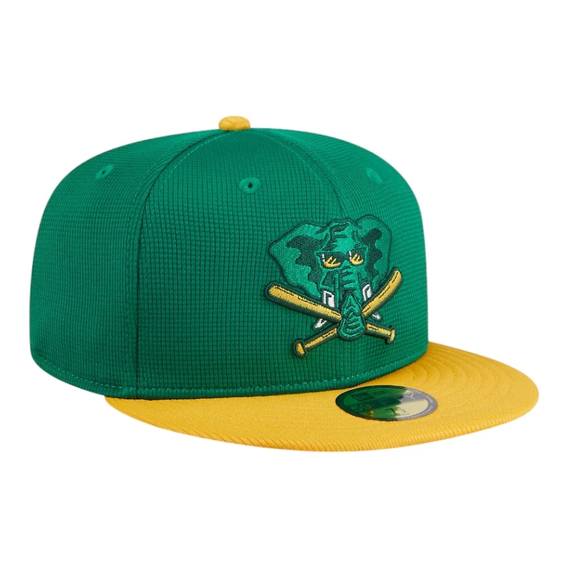 Oakland Athletics Kelly Green 2025 Batting Practice New Era 59FIFTY Fitted Hat