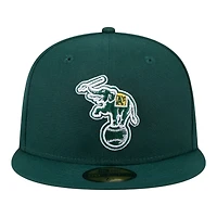 Oakland Athletics Green 2025 Clubhouse Alt New Era 59FIFTY Fitted Hat